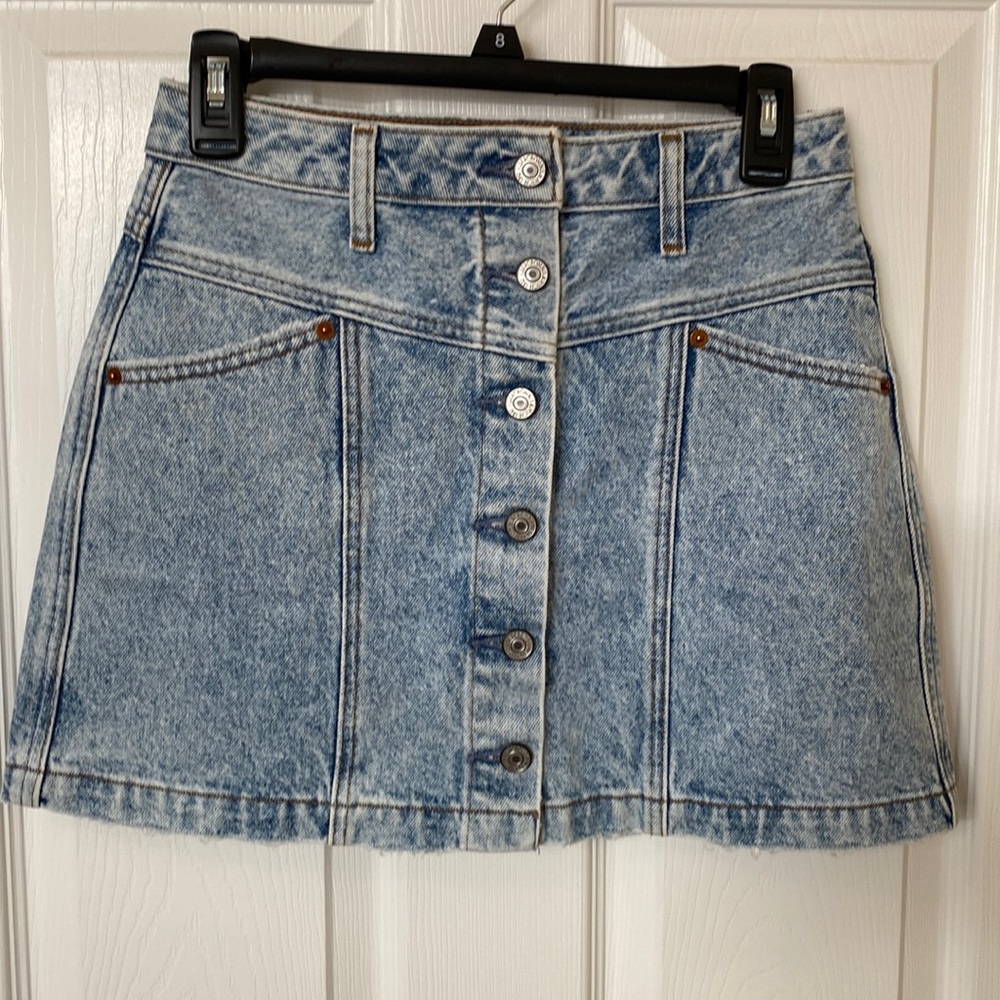 Abercrombie & Fitch mini jean skirt